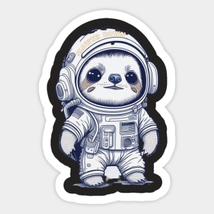 Sloth down Sticker